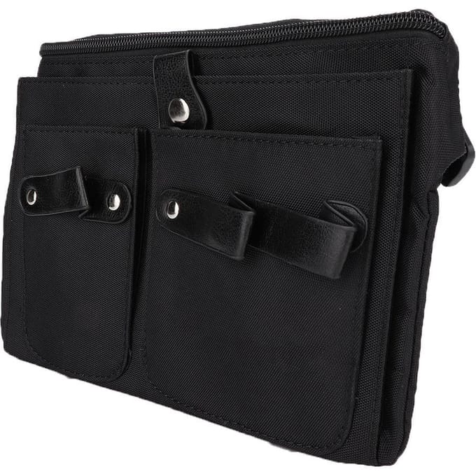 Sac de taille pour ciseaux de coiffure, étui pochette pour ciseaux de salon de coiffure black