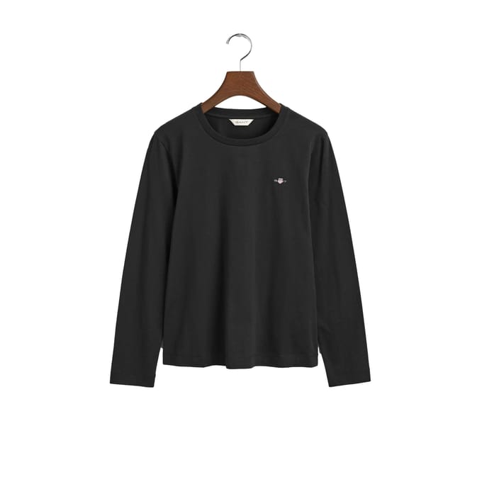 T-shirt regular lange mouwen vrouw Gant Shield