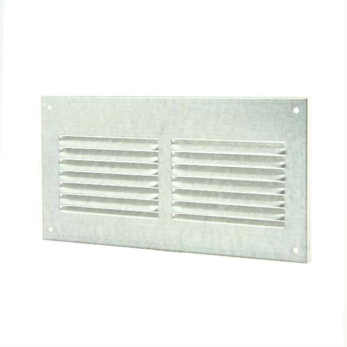 Metalen rechthoekige sleuf rooster 200x100 zink - MR2010ZN