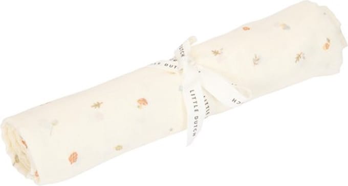 Swaddle - Wit - Maat 120 cm - Forest Friends - Forest Treasures