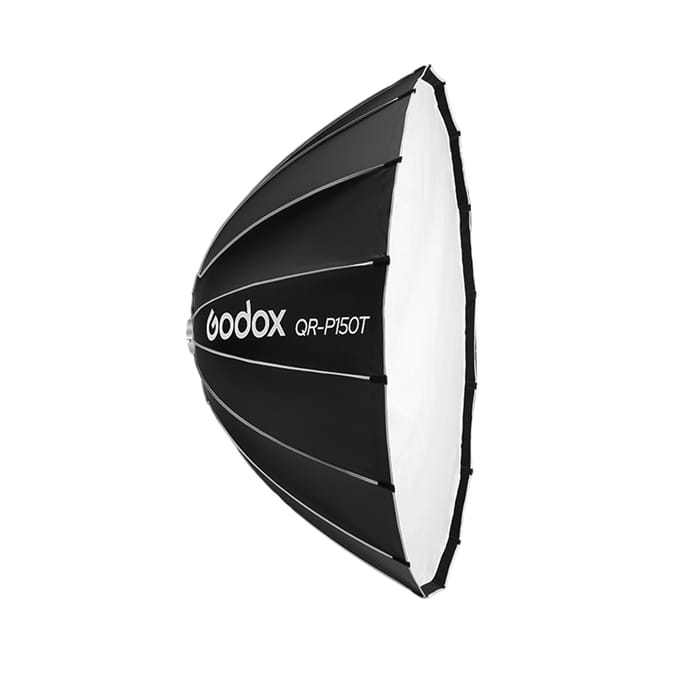 Godox QR-P150T 150cm/59in Quick Release Parabolische Softbox Professionele Opvouwbare Softbox met 150cm