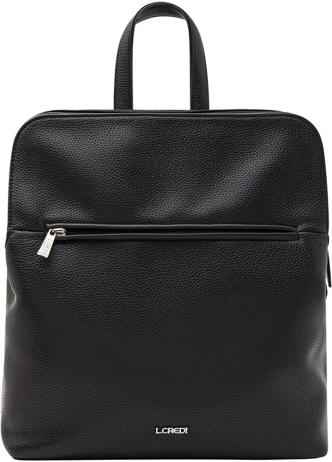 L.CREDI Rugzak Melanie Backpack Black Zwart