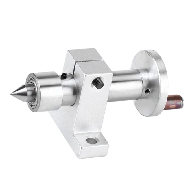 Voor Mini Draaibank Machine Dubbel Lager Meelopend Center Roterend Center DIY Onderdelen