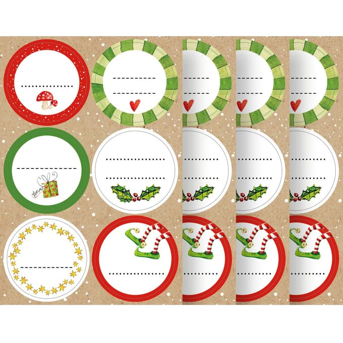 Stickers "Jolly Christmas"