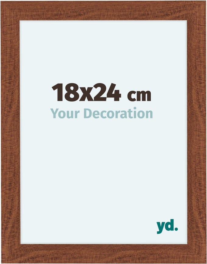 Your Decoration - Fotolijst 18x24 cm - MDF - Walnoot - Como