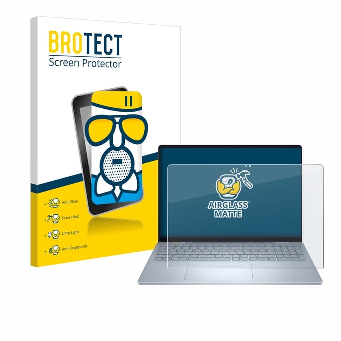 BROTECT - Screenprotector voor Dell 16 Plus-2-in-1 - Folie Beschermfolie Beschermglas matte