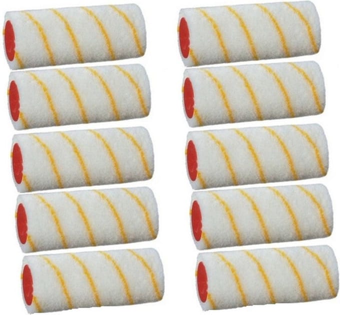 Benson Verfrollers - 10x - 10 cm - vachtrollers - schilderbenodigdheden - voor muren, wanden en plafonds