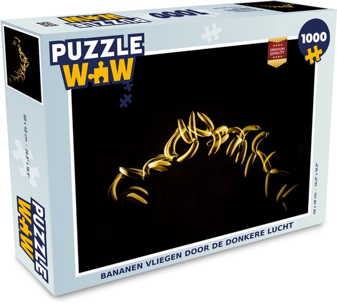 Puzzel Banaan - Geel - Fruit - Legpuzzel - Puzzel 1000 stukjes volwassenen