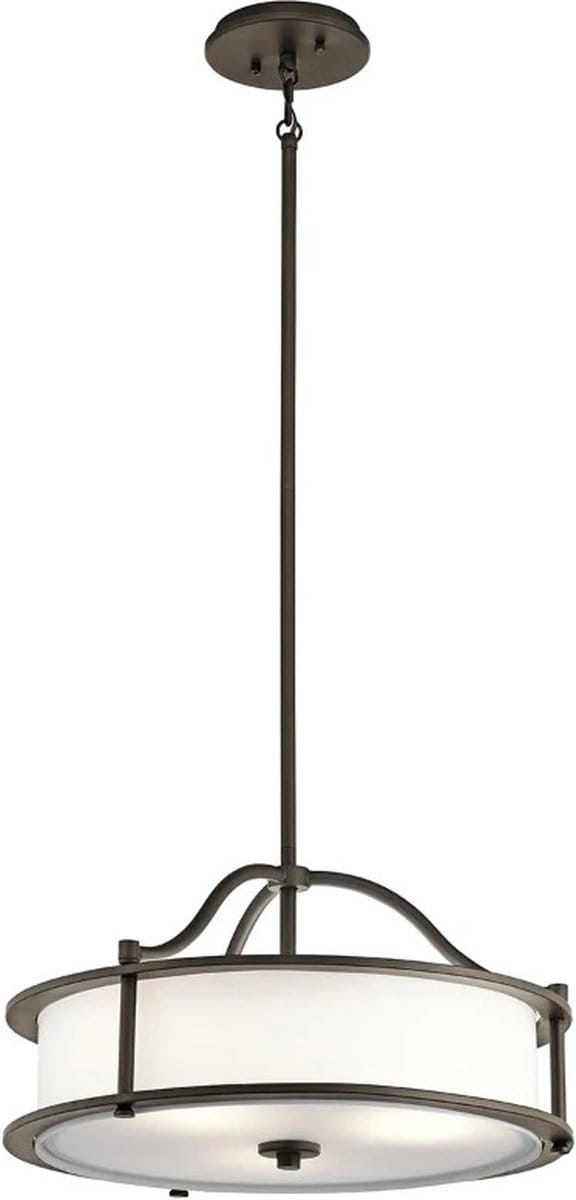 Moderne Hanglamp - Steady Lighting - Metaal - Modern - E27 - L: 45.7cm - Voor Binnen - Woonkamer - Eetkamer - Blauw