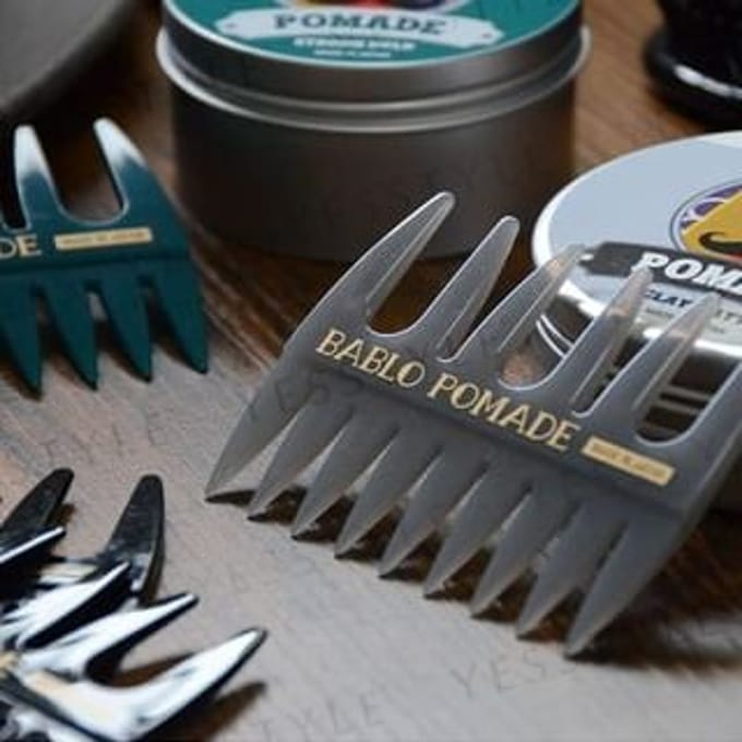 BABLO - Pomade Mesh Comb Black - 1 pc