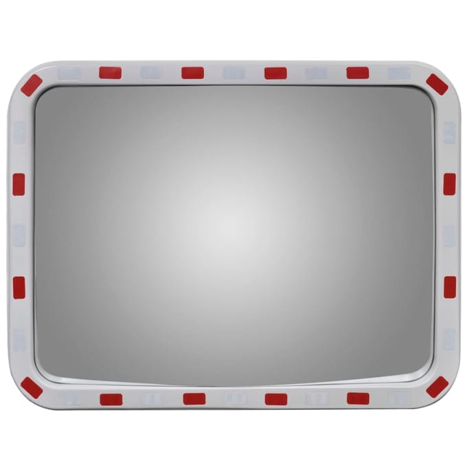 Vidaxl Lustro Drogowe, Rectangulaire, 60 X 80 Cm, Avec Cadre Réfléchissant