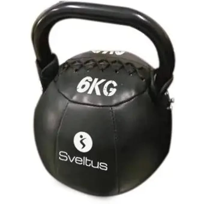 Sveltus Soft Kettlebell PU Black - 6kgs