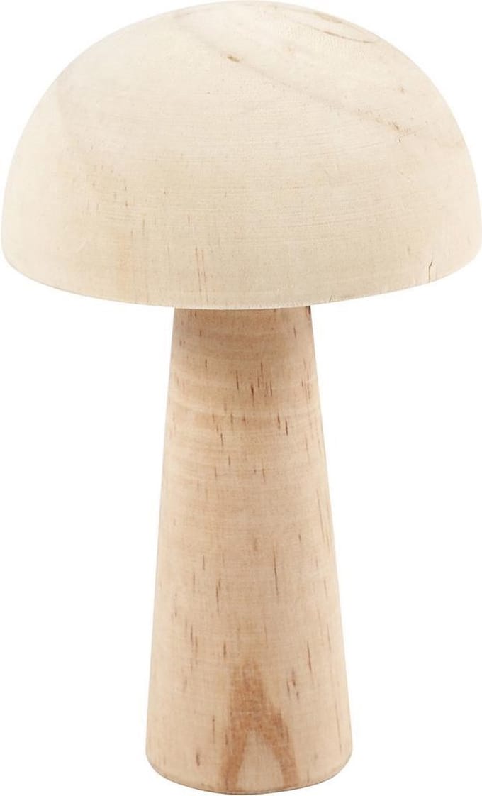 Paddestoel , H: 14 cm, d 9 cm, 1 stuk