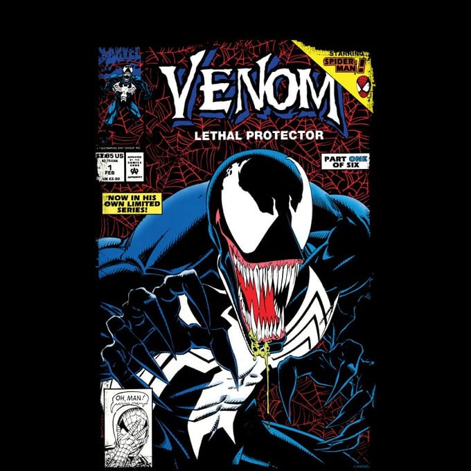 Venom Lethal Protector T-shirt - Zwart - 3XL