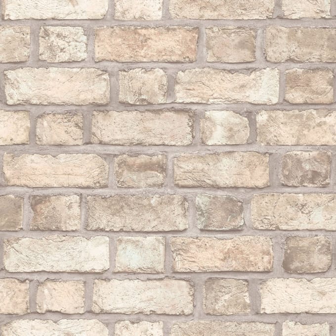 Noordwand Homestyle Behang Brick Wall beige en grijs