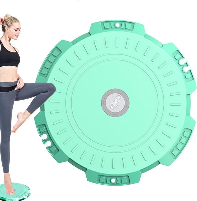 Twist Disc - Taille Trainer - Core Training - Magnetisch Ondersteuningssysteem - 28 cm - Groen