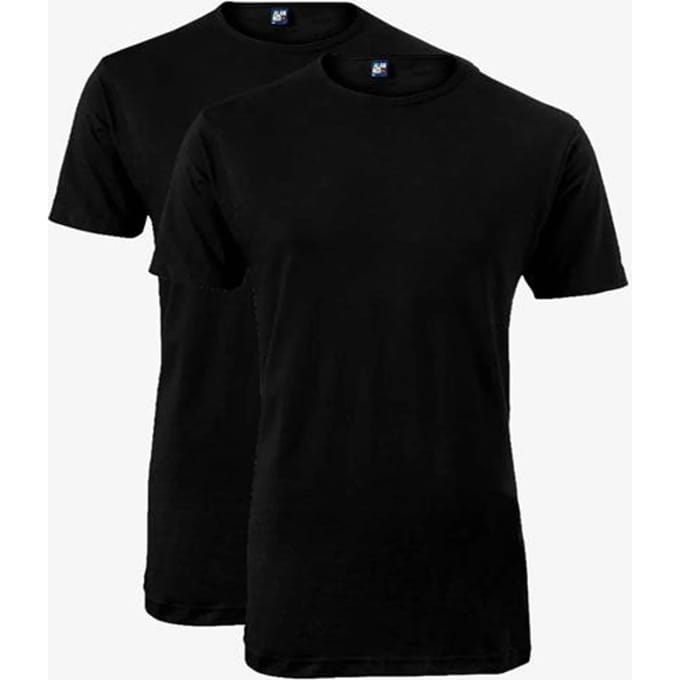 Alan Red Derby O-Hals T-Shirt Black (2Pack) - Maat XXL - Heren - Basic T-shirt