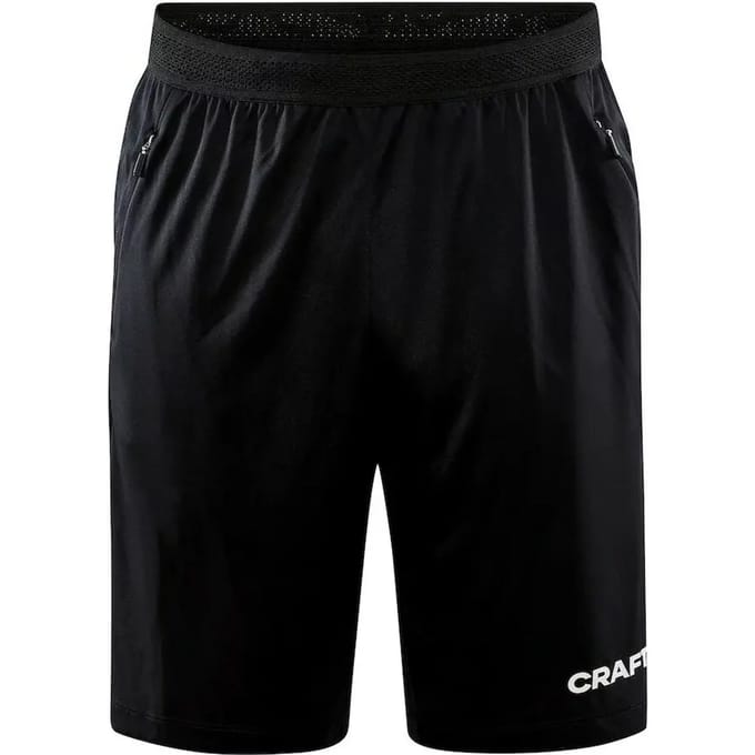 Craft Evolve Scheidsrechtersshort Heren - Zwart | Maat: S