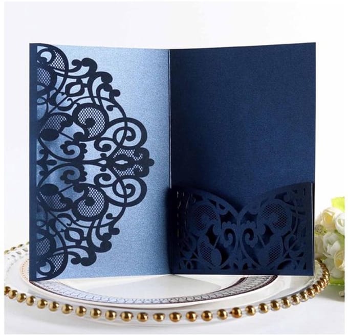 Dailygoody - Wedding Uitnodigingen - 50 Stuks - Elegante Ontwerpen