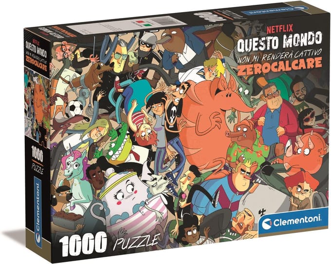 Clementoni - Puzzel - 1000 Stukjes - Zero Calcare - Puzzel Voor Volwassenen