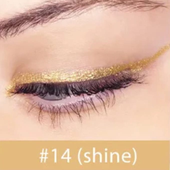 Waterproof Shiny Gel Eyeliner - 14 Gold - 0.2g