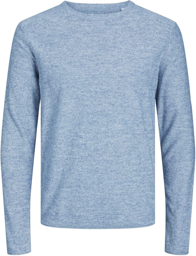 Jack & Jones - Heren Trui Pullover Knit Crew Neck - Blauw - Maat M