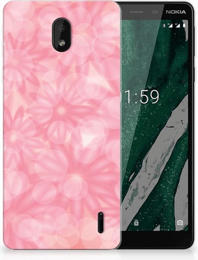 Nokia 1 Plus TPU Case Spring Flowers