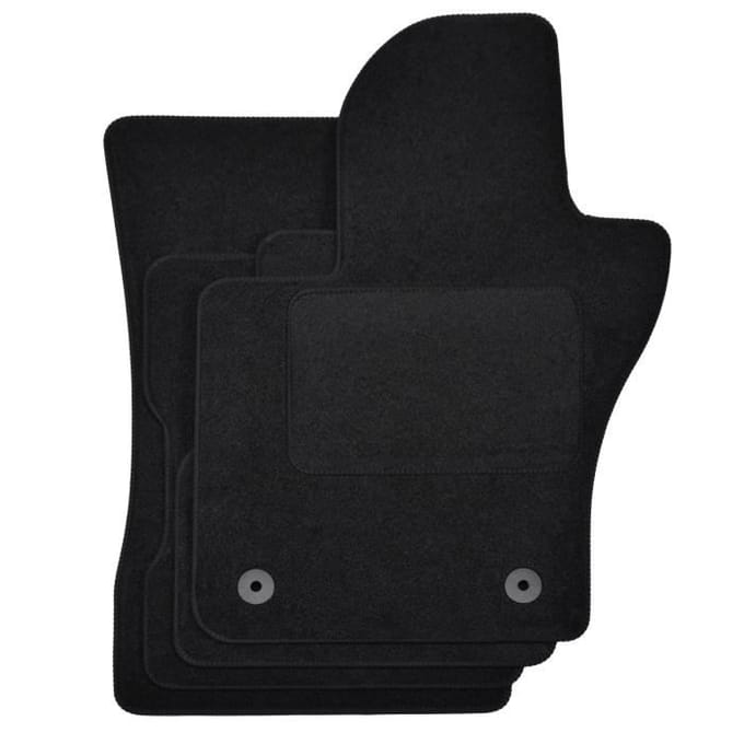 Vloermatten - Jeep - Renegade - Zwart velours - 4 stuks - Nauwkeurige pasvorm