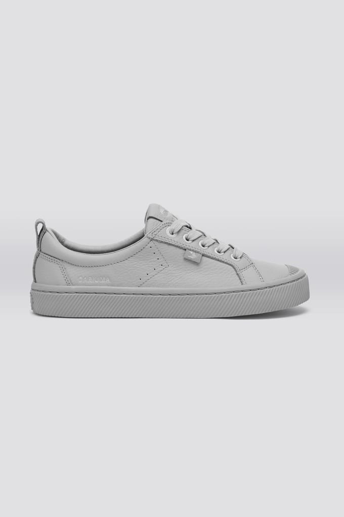 Cariuma Oca Pebbled Leather Light Grey Taglia: 45 | Sneakers Outlet | Unisex | Grigio