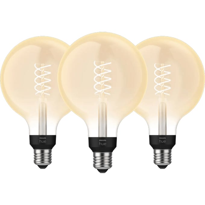 Philips Hue Filamentlamp White Globe XL E27 - 2023 - 3-pack