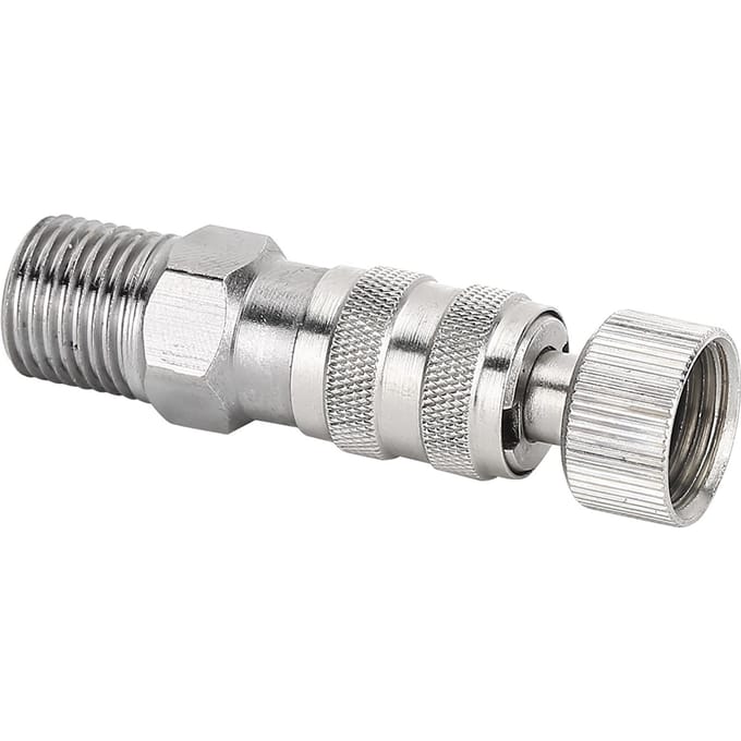 Professionele Airbrush Koppeling Snelkoppeling Ontkoppelingsfitting Koppeling Connector gray