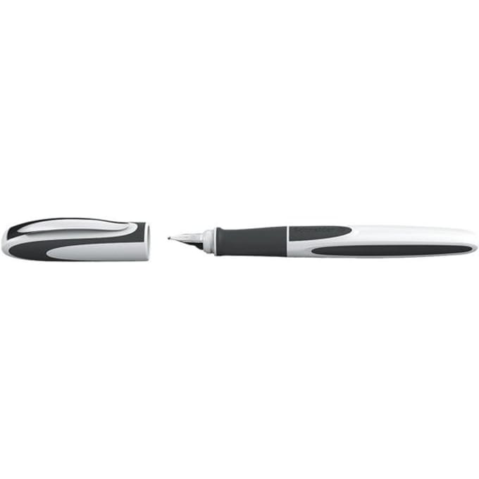 Schneider vulpen - Ray - penpunt M+ - wit/grijs - rechtshandig - S-168249