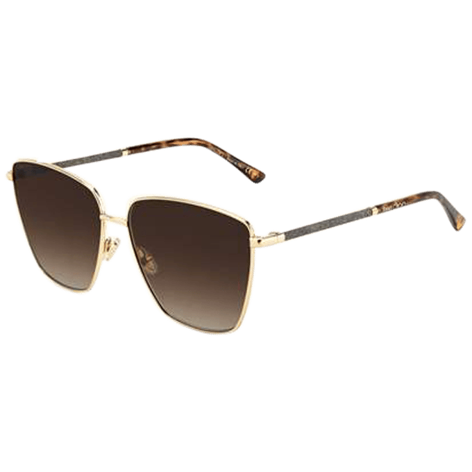 Jimmy Choo Lavi-S Zonnebril Gold Havana - Damesmodel