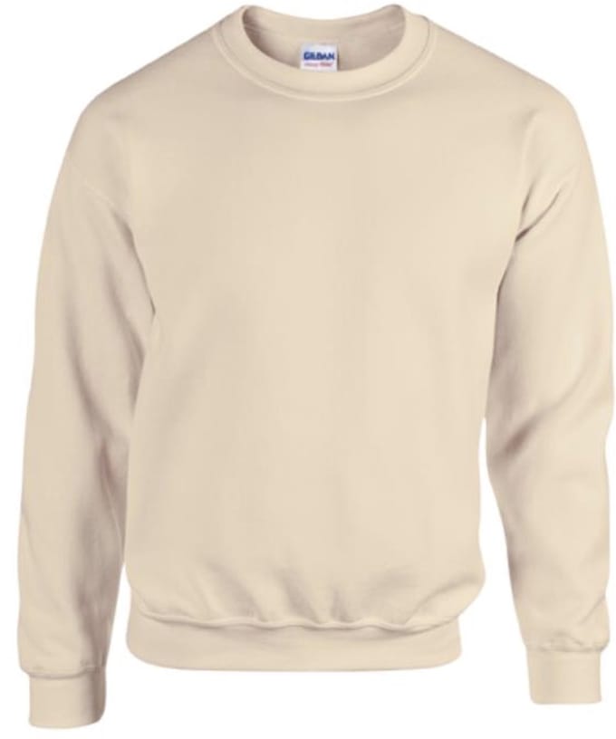 Gildan - Heavy Blend Unisex Sweater - Sand maat 3XL