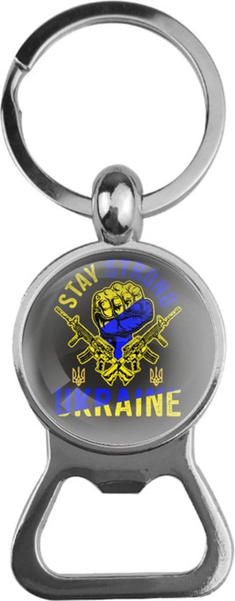 Bieropener Glas - Stay Strong Ukraine - Oekraine