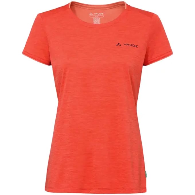 Vaude Essential T-shirt Met Korte Mouwen Oranje 42 Vrouw