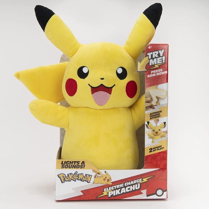 Pokemon Electric Charge Pikachu Pluche 45cm Bekende knuffels