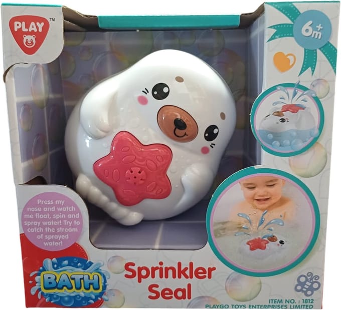 Play badspeelgoed zeehond interactief waterspeeltje voor kinderen.