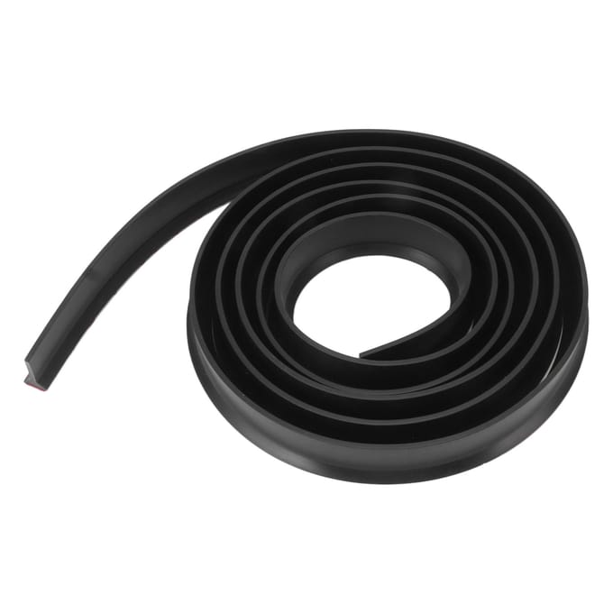 Bande d'Isolation d'Eau Flexible Pliable Auto-Adhésive TPE Douche Séparation Humide Sèche Salle de Bain black