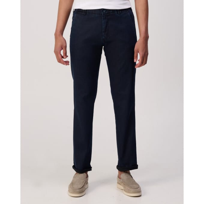Meyer Jeans Active Flex Super Stretch Denim Chino Navy / male