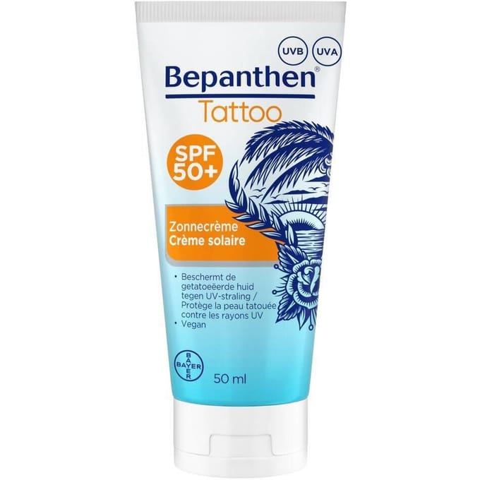 Bepanthen® Tattoo SPF50+ Zonnecrème 50 Crème