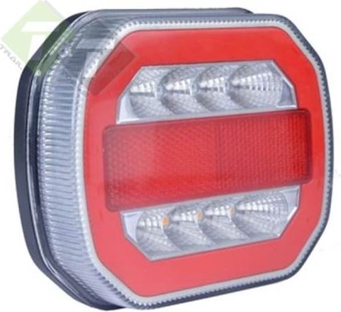 achterlicht neon led - links - 12/24 volt - ledlamp - achterlamp - led achterlamp - led achterlicht