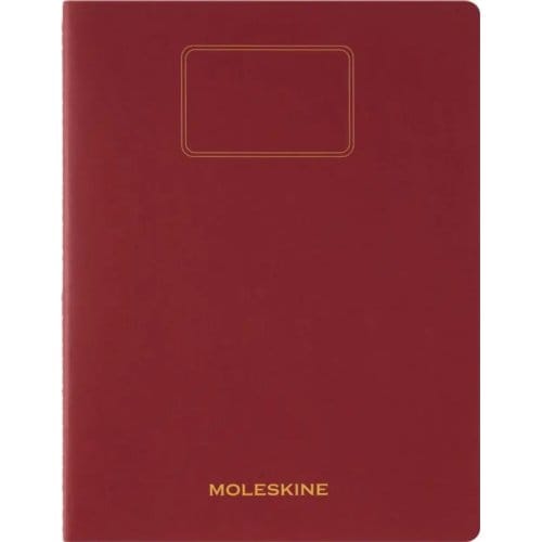 Moleskine Schrift Student XXL - Zachte kraft - Blanco - Rood