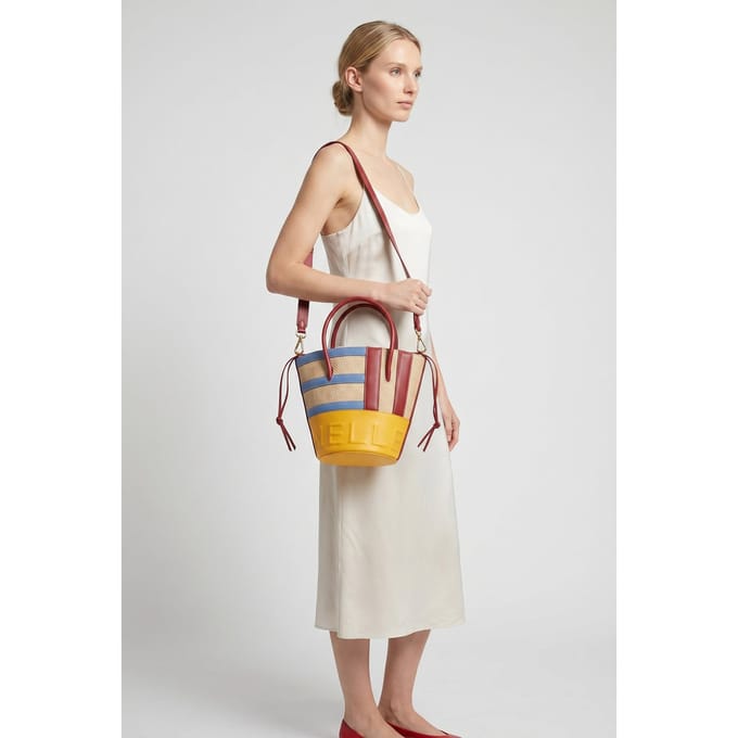 Coccinelle myrtha Aveiro P Multico/sangria Maat: OS | Handtassen Outlet | Dames | Geel