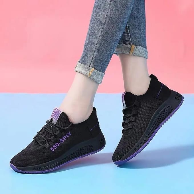 Nieuwe Casual Sneaker Damesschoenen Mesh Ademend Mode Schoenen Export 37 gray