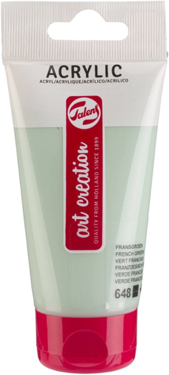 Acrylverf tac 648 fransgroen tube 75ml | 3 stuks