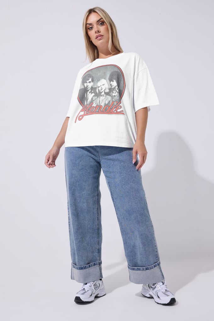 Limited Collection Wit Bandtshirt Blondie Size 48