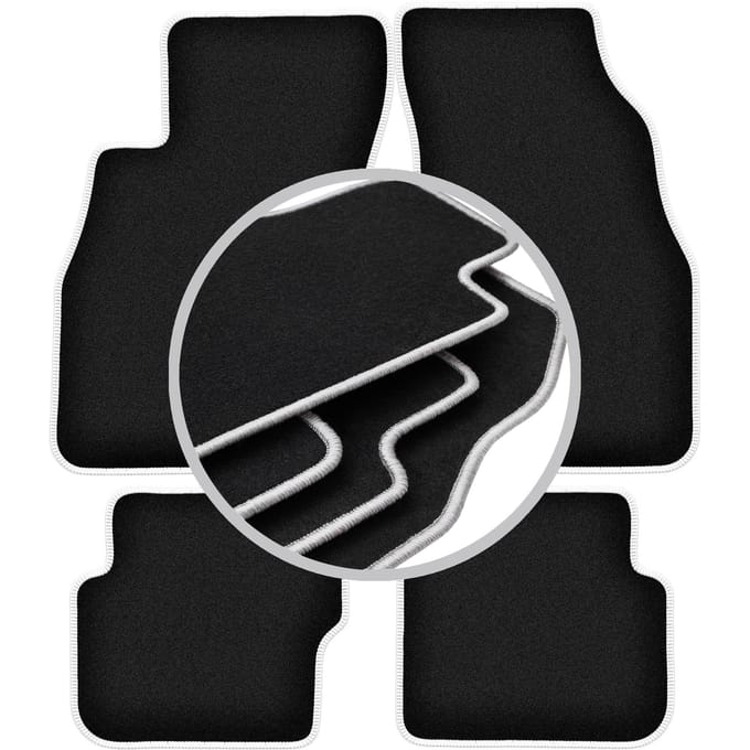 CARLUX-SILVER automatten voor: Fiat Punto EVO hatchback (2998-2012)
