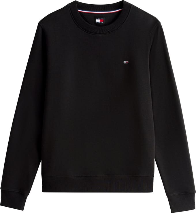 Tommy Jeans Flag Embroidery Brushed Fleece Sweatshirt