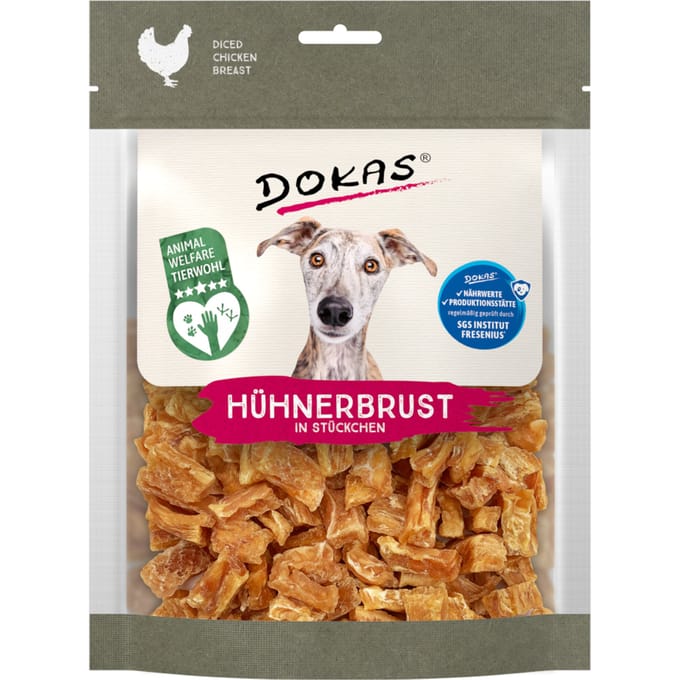 170g Dokas stukjes kipfilet hondensnacks